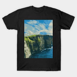 Ocean Cliff - Landscape T-Shirt